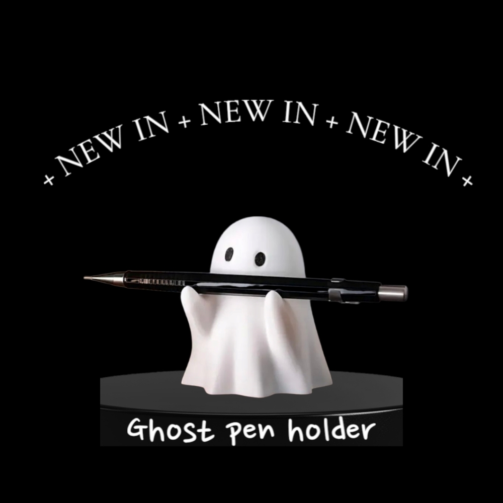 White Ghost Pen Holder